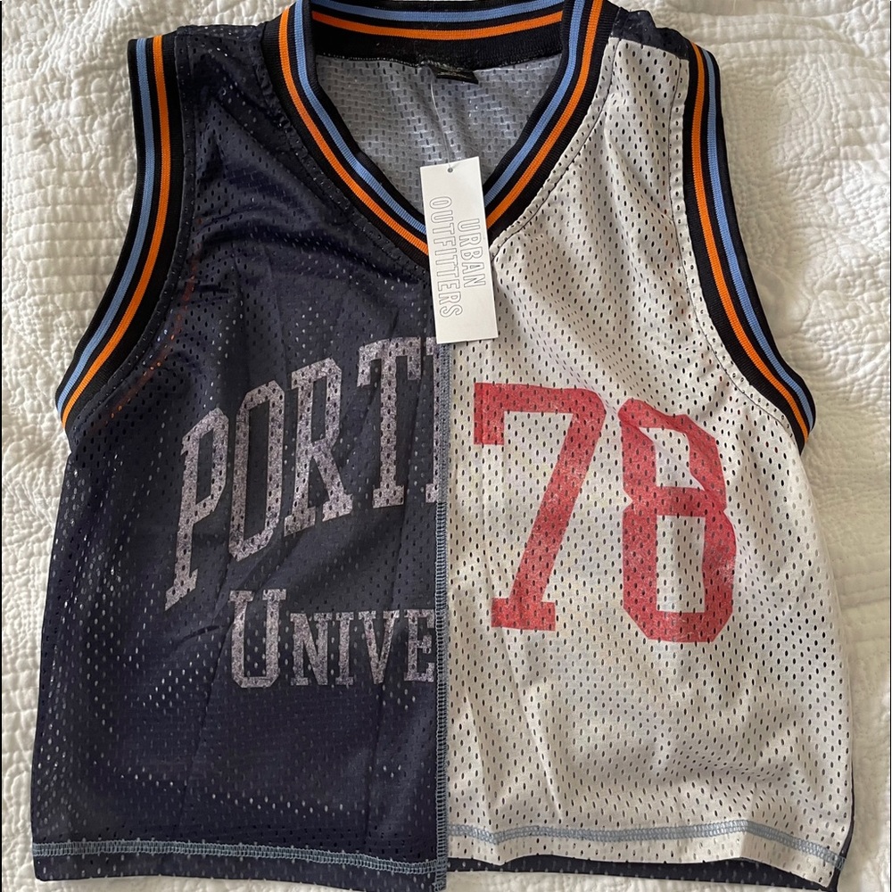 Urban Outfitters Cropped Sports Jersey
